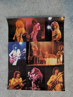 Led Zeppelin Collages 1979 LED ZEPPELIN Concert Collage Poster original and authentic | eBay