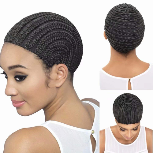 Braided Cap 1 Piece Crochet Wig Caps in Cornrow Sew Hair for Making Wig Easier
