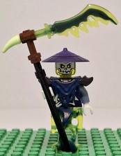 Lego Ninjago Rebooted Ghost Scythe Master Ghoultar Minifigure njo147 NO BANDANA