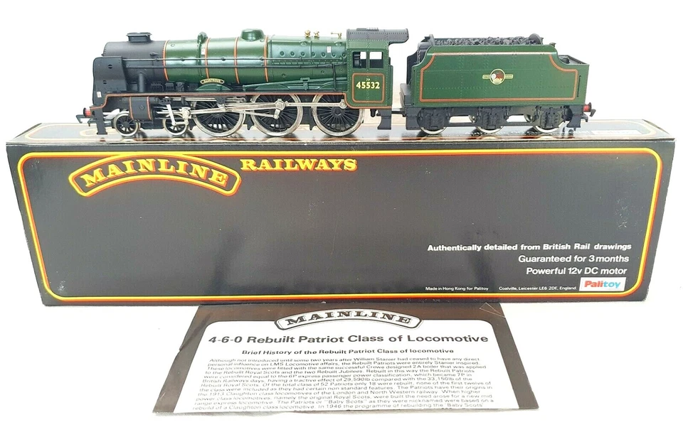 Mainline OO British Railways Rebuilt PATRIOT Class ILLUSTRIOUS Steam Locomotive - Image 2 of 4
