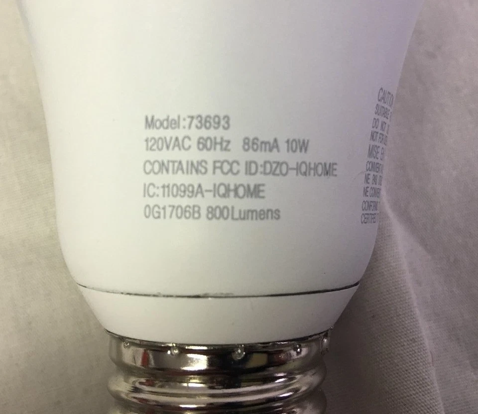 Sylvania Lightify 60-Watt A19 Tunable White Smart LED Light Bulb - Image 2 of 4