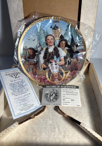 The Wizard of Oz Somewhere over the Rainbow 50 Years of OZ Commemorative Plate-G - Picture 19 of 20