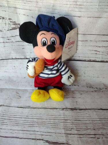 The Disney Store French Mickey Mouse Mini Beanbag  - Picture 1 of 7