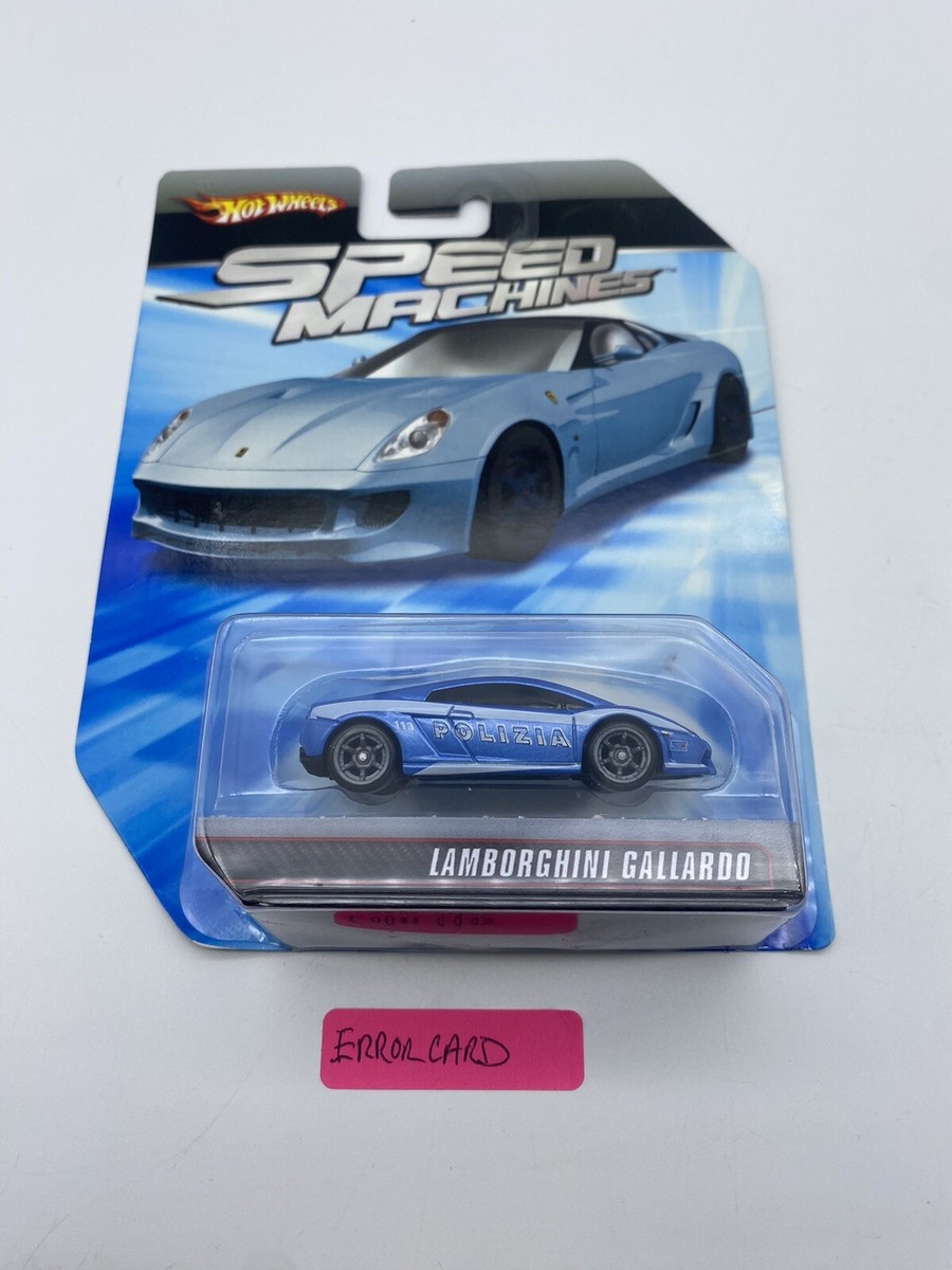 Hot Wheels 2009 Speed Machines Lamborghini Gallardo Polizia Error