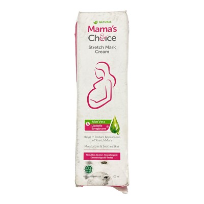 NIB Mama's Choice Women's Natural Stretch Mark Cream 100ml H11