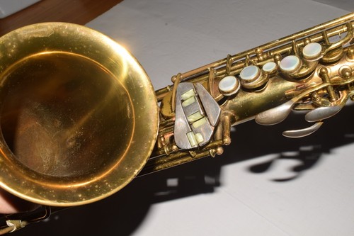 1935 Conn 26M Connqueror Alto Sax Overhauled Original lacquer Protec FreeUSAship - Picture 15 of 24