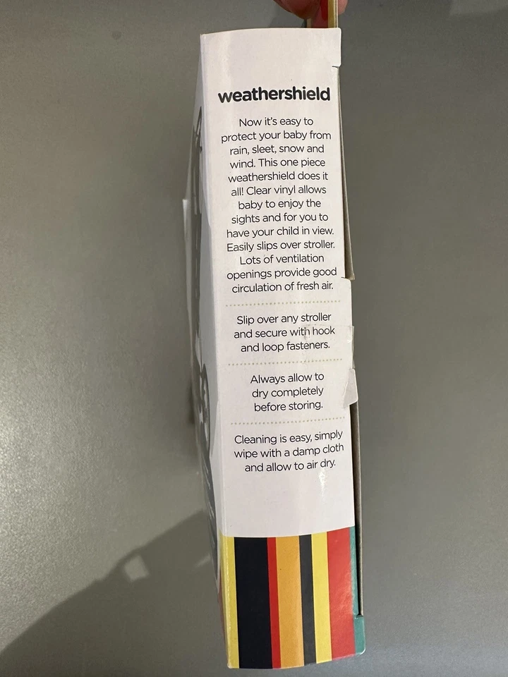 Cubierta de lluvia Jolly Jumper parasol para cochecitos jogger, transparente. Foto 4 de 4