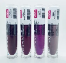 Lot of 4 Wet n Wild Megalast Liquid Catsuit High-Shine Lipstick Assorted Colors