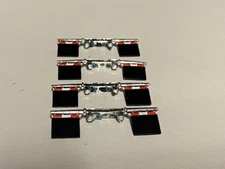 4-BLACK DCP 1/64 PETERBILT 359/379/389 FLAPS WITH NO LOGO