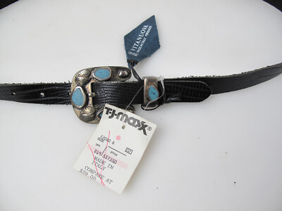 Vitanuova Firenze Leather Belt Black Large? 40 display picture 3