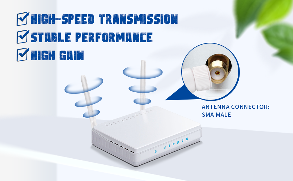 2xAntenna LTE 4G SMA Compatibile Con Telekom Speedport Router LTE - Foto 7