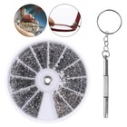 1 Set Brillen Reparatur Gläser Schrauben Brillenschraube Schraubendreher Kit