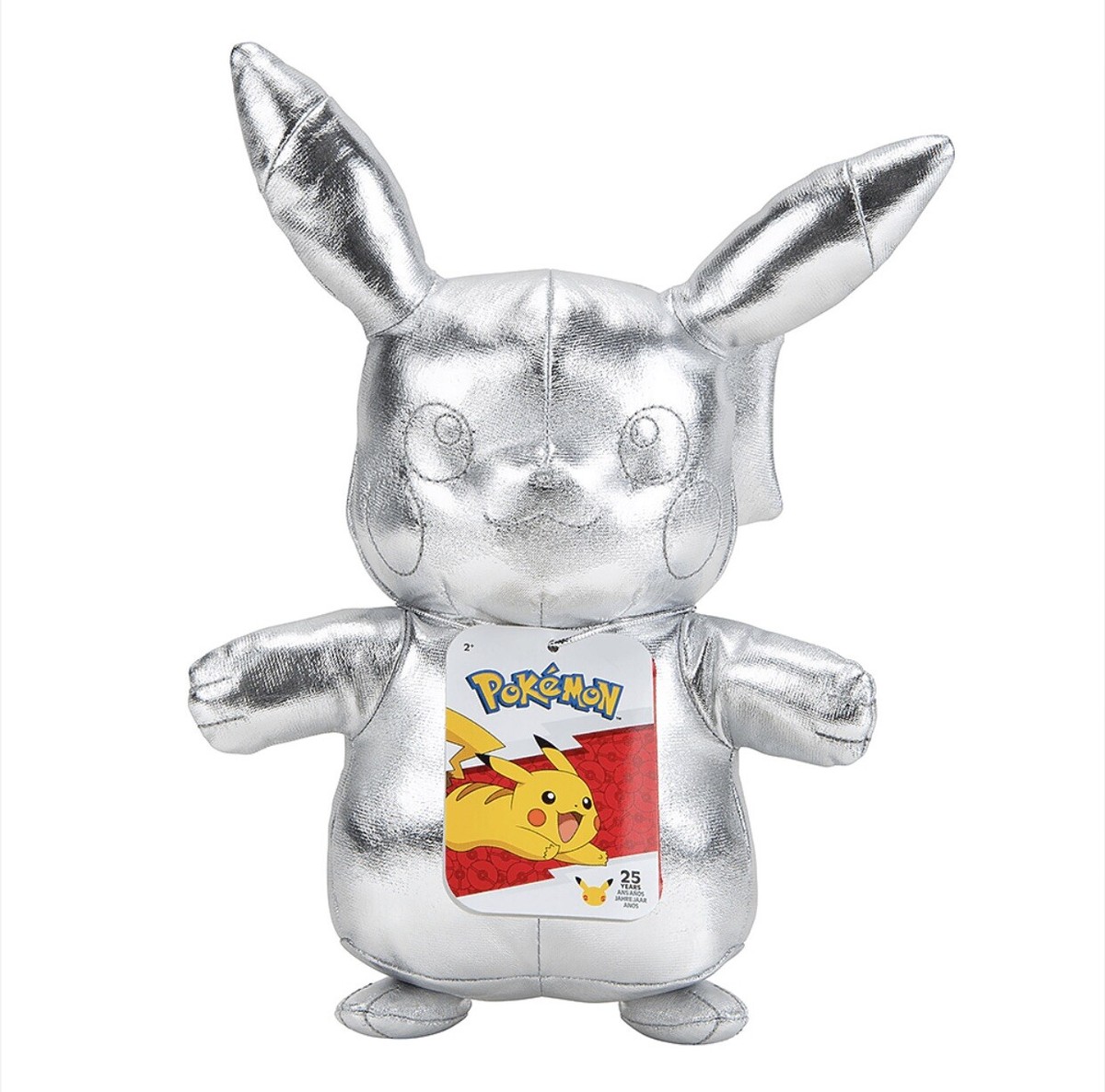 NEW! Nintendo 25th Anniversary Edition 8” Silver POKEMON Plush