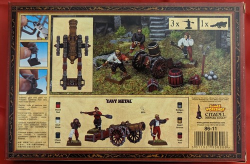 Warhammer - GW, Citadel - 86-11 Empire Artillery (MiB, opened) - Bild 2 von 3