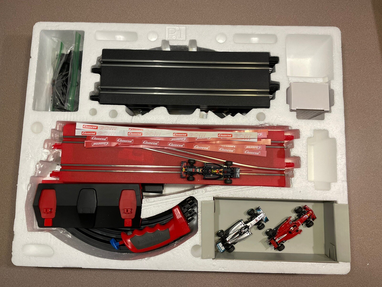 Carrera Digital 143 Ferrari/Mercedes Formula 1 Slot Car Set with Red Bull Car eBay