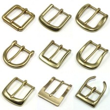 Solid Brass Belt Buckles Tongue Pin Belt Buckle Fits For 1.5 INCHES Belt Gift