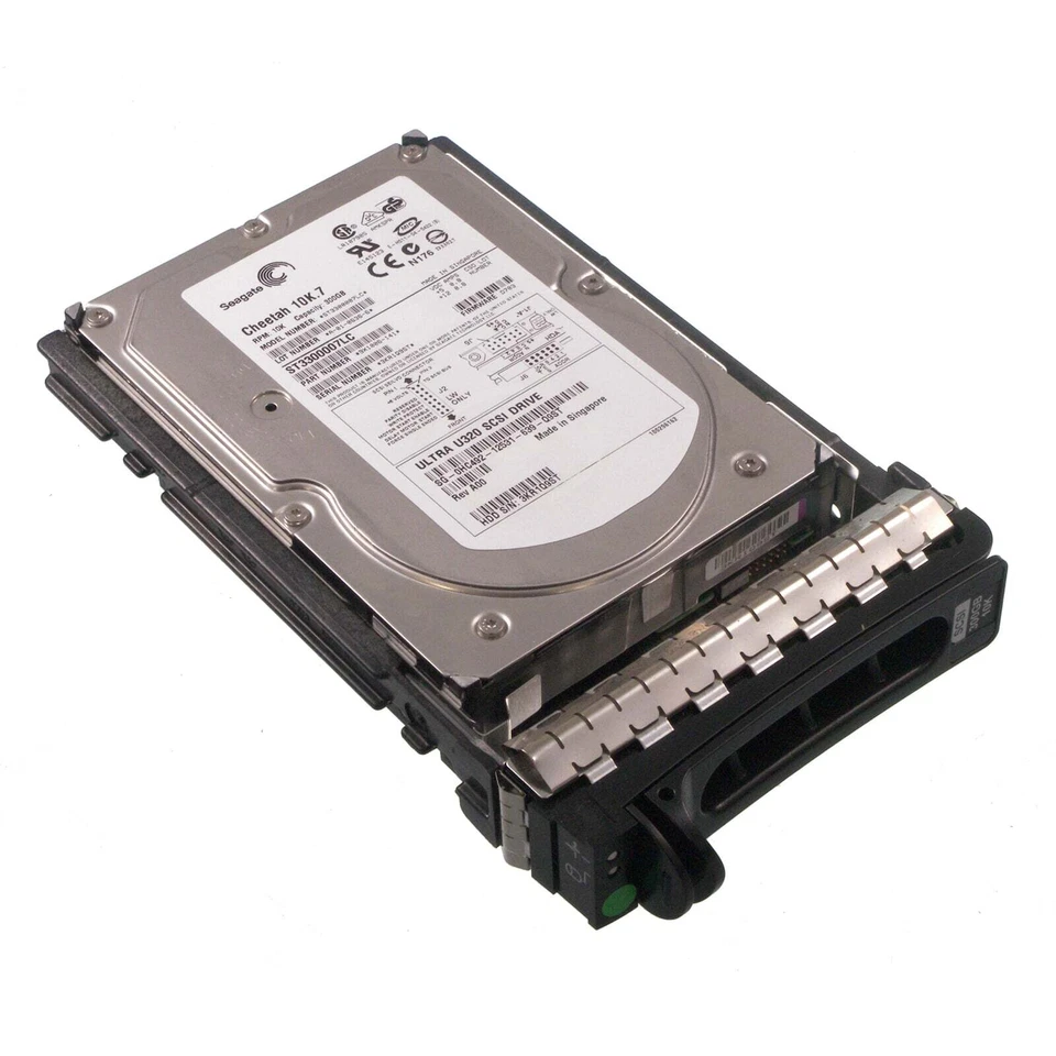 Dell SCSI Festplatte 300GB 10k U320 SCA2 LFF PE2650 - 0HC492