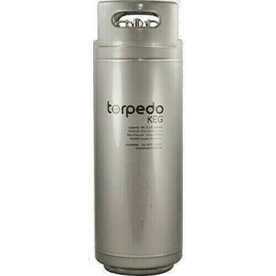 5 Gal Slimline Torpedo Ball Lock Keg - Brewing Corny Keg NEW for Beer Wine Pop