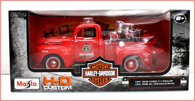 Maisto Harley-Davidson 1948 Ford Pickup 1936 EL KNUCKLEHEAD