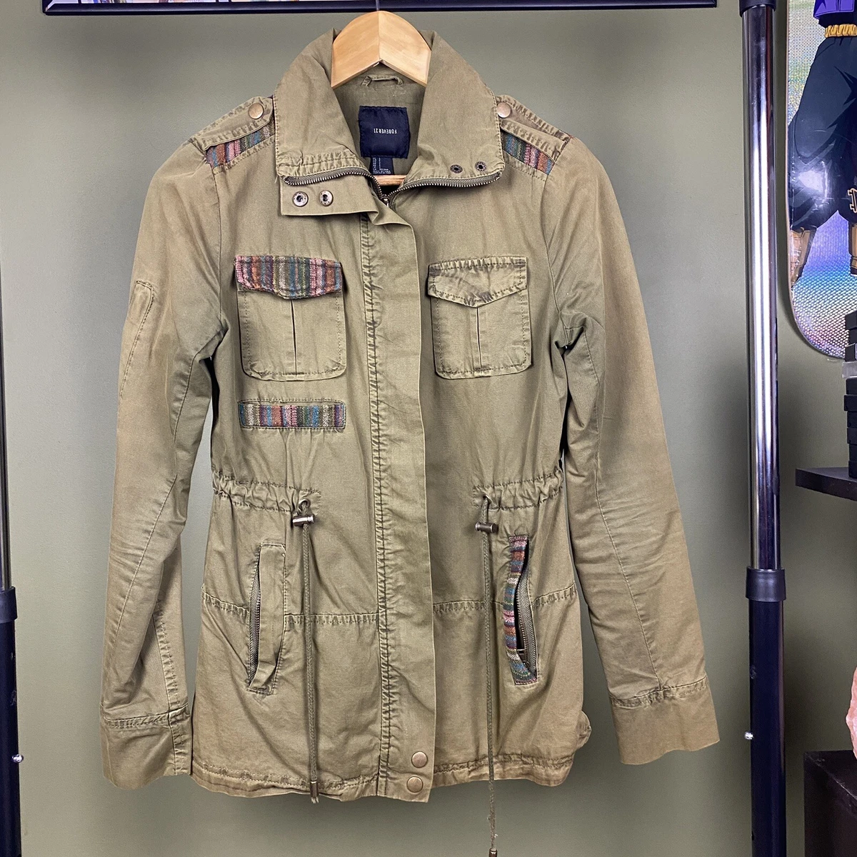 Military jacket for womens forever 21 sale