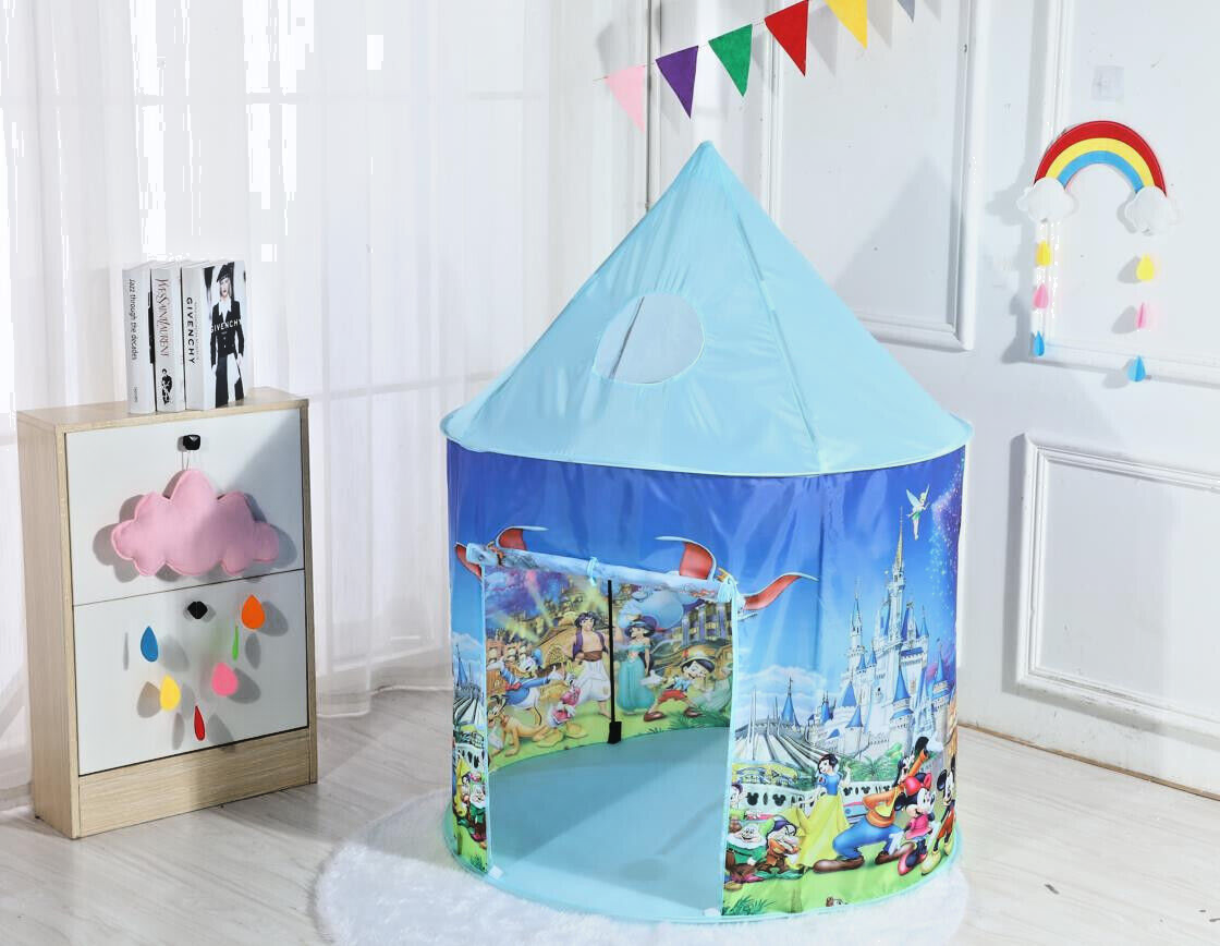 KIDS POP UP FAIRY PRINCESS CASTLE PLAYING TENT INDOOR OUTDOOR