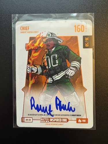 2024 Bo Jackson Battle Arena Chief Debut Robert Parish Fire AUTO /50 - Inspired
