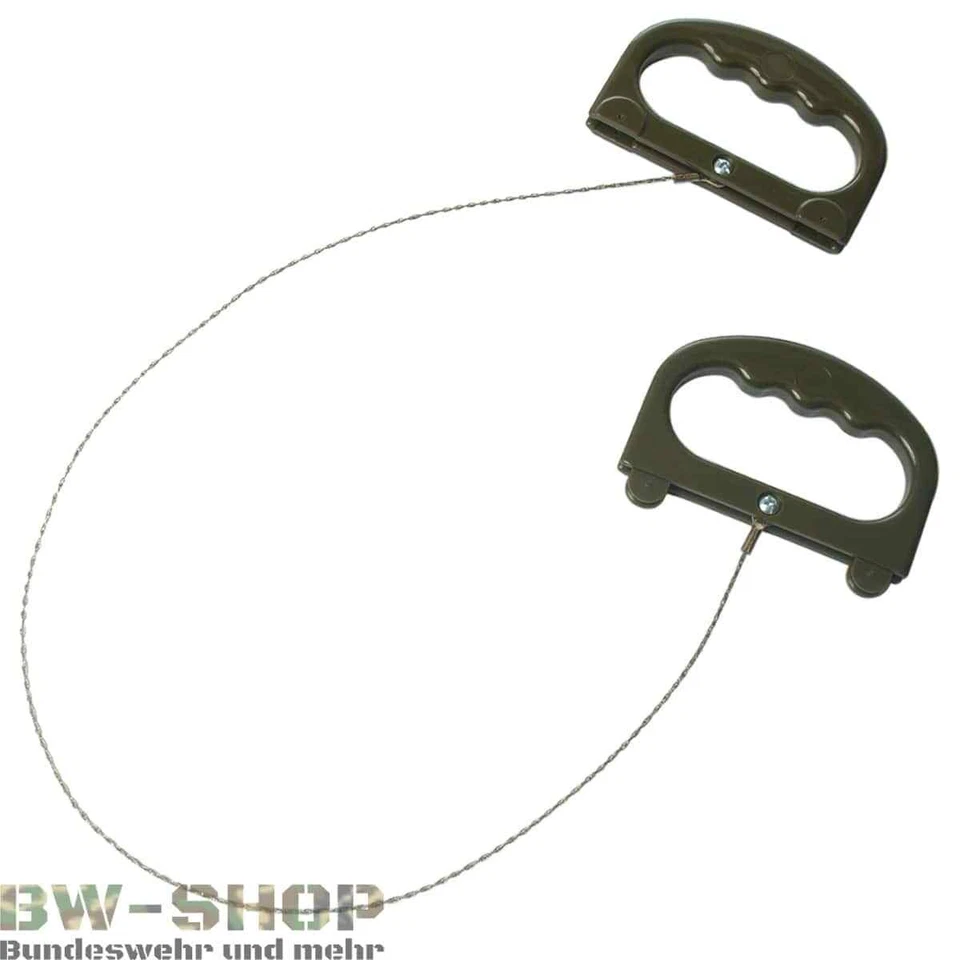 MILITÄR DRAHTSÄGE MIT GRIFFE ARMY BW SÄGE JAGD BAUMSÄGE OUTDOOR SURVIVAL ASTSÄGE
