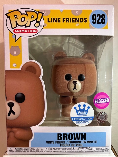 Funko Pop Line Friends Brown- Flocked 