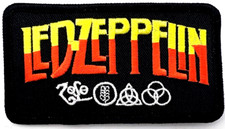 Led Zeppelin Rock Music Embroidered Iron on Patch Applique