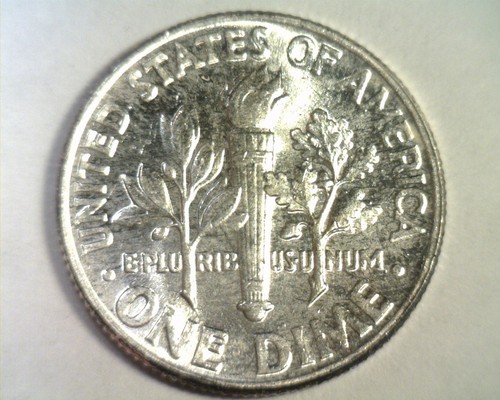 1959 ROOSEVELT DIME UNCIRCULATED UNC NICE ORIGINAL COIN BOBS COINS FAST 99c SHIP - Picture 2 of 2