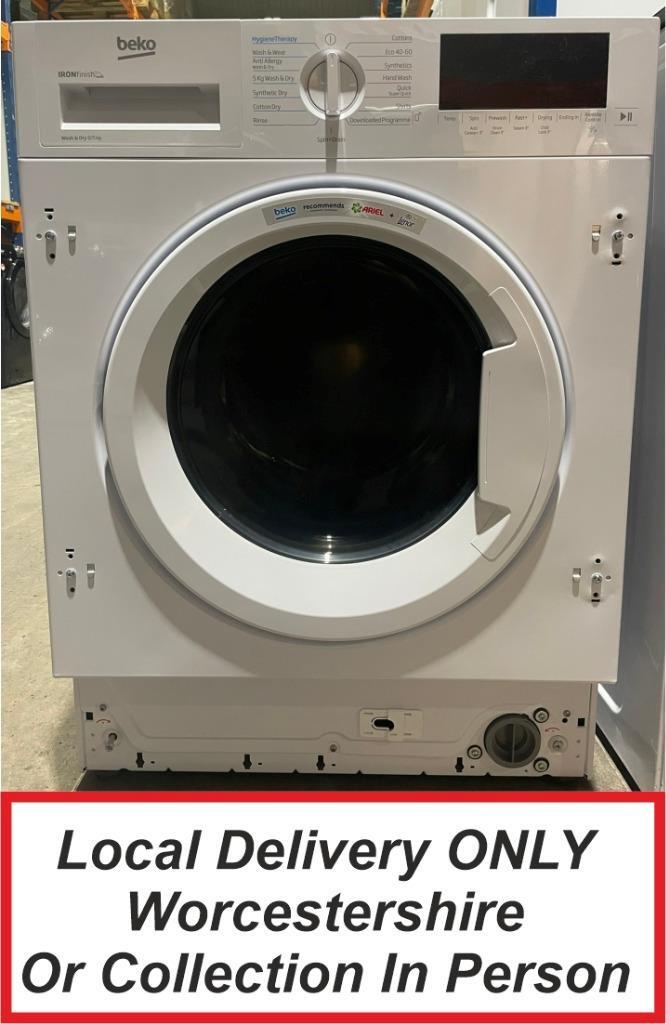Beko WDIK854411F Integrated Built in Washer Dryer 8kg + 5kg 1400 Inverter PWI