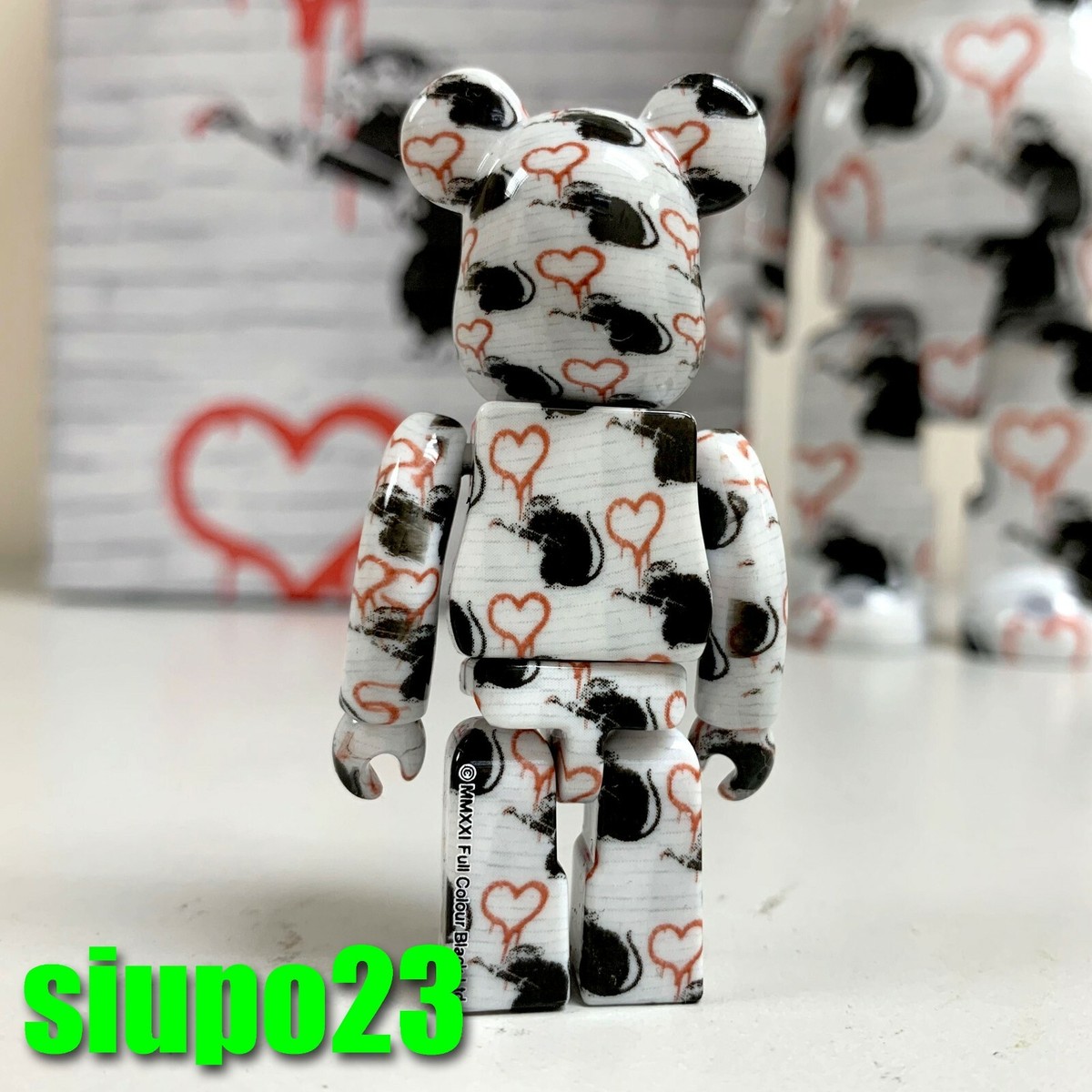 Medicom 400% + 100% Bearbrck ~ Banksy Be@rbrck Love Rat | eBay Medicom 400% + 100% Bearbrck ~ Banksy Be@rbrck Love Rat | eBay