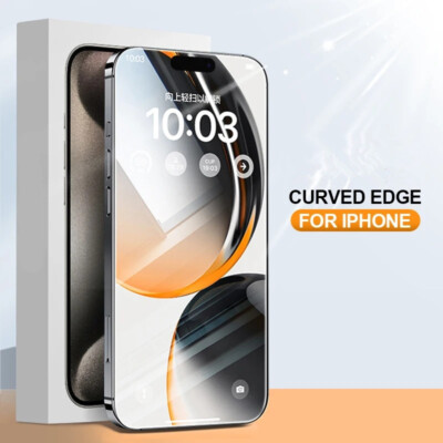For iPhone 16e 15 Pro Max 14 Pro 13 Pro 12 Anti-Explosion Tempered Glass Shield