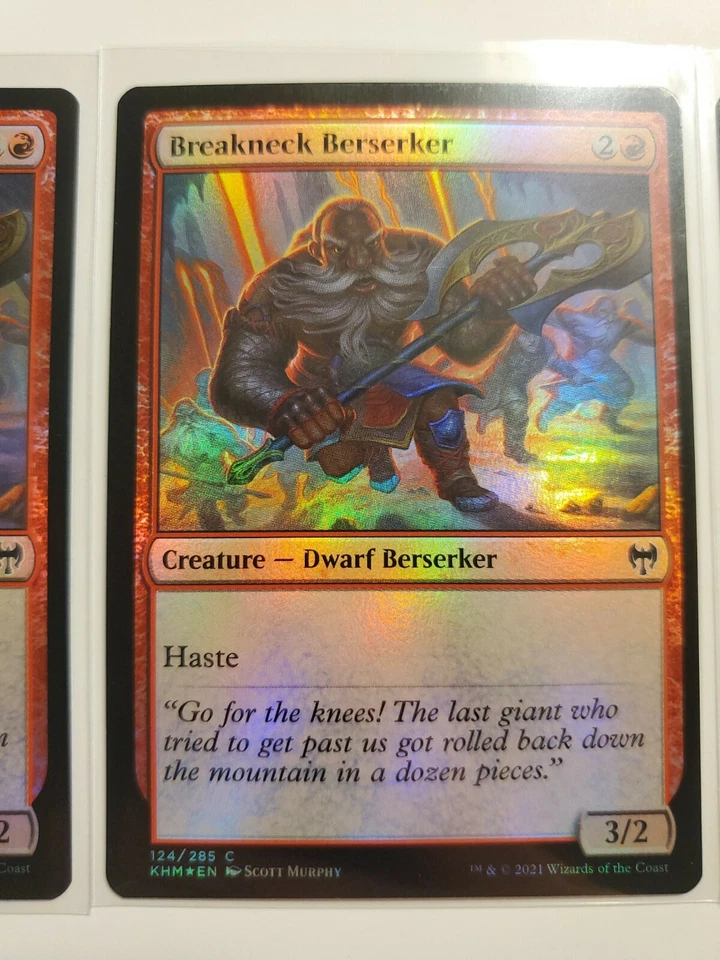 Breakneck Berserker (×3) - NM - COMMON -FOIL [Kaldheim] MTG - Image 3 of 4