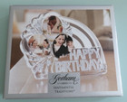 GORHAM 1831 SENTIMENTAL TRADITIONS "HAPPY BIRTHDAY" CRYSTAL PIC FRAME - GERMANY — photo 1