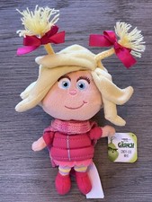 Dr Seuss The Grinch 2018 Illumination Movie - 7" Cindy Lou Who Plush Doll - RARE