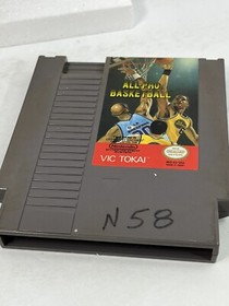 All Pro Basketball NES CIB Complete Nintendo Game Box Manual Sleeve Styrofoam