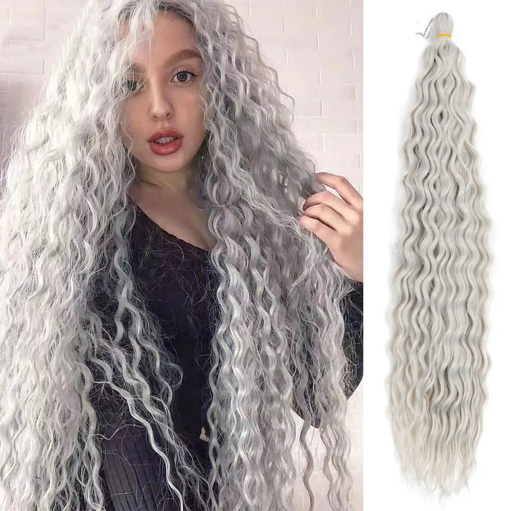 Boho Braids Human Hair For Braiding 24 Inch 100g Human Braiding Hair 1B/30 Deep Wave Bulk Human Hair Bundles For Bohemian Braids - View #5