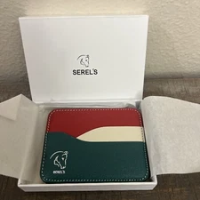 SEREL’S Genuine Leather men’s  Slim Wallet NEW In BOX Made In Turkey Great Gift