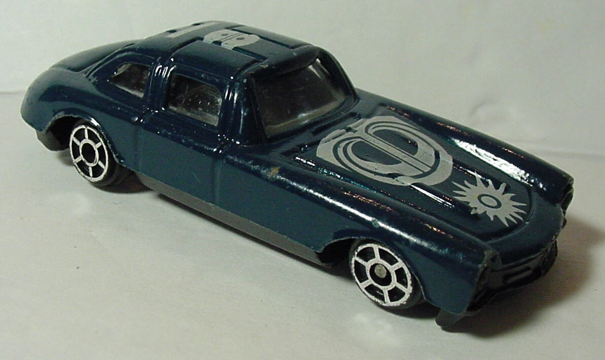 Vintage Blue Porsche 934F Marz Karz Diecast Sports Car Toy Race Model