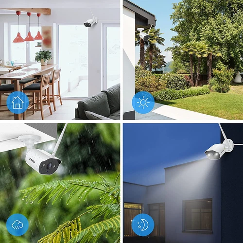 ZOSI H.265+ 8CH NVR 2MP WIFI 1080P Wireless Instant Alert Camera System 1TB HDD - Picture 2 of 9