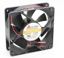 Y.S.TECH FD241238HB 12038 12cm 24V 0.36A inverter cooling fan