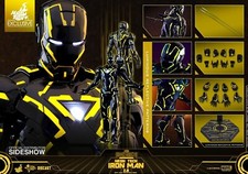 Hot Toys Neon Tech Iron Man 2.0 1:6 Scale Action Figure - Black