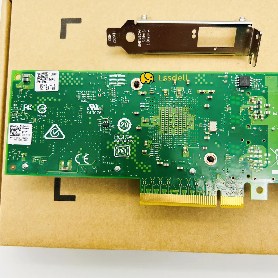 DELL XL710-QDA1 01CN40 Intel XL710QDA1BLK 40GbE Ethernet Converged Adapter Card - Image 4 of 4