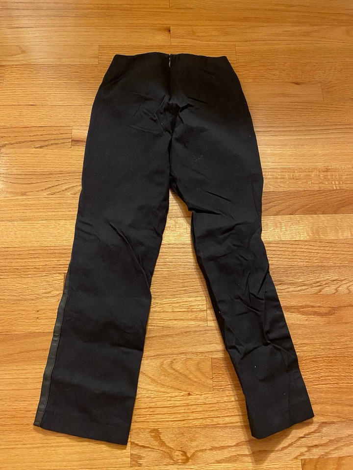 DKNY Woman’s Leather Pants Size 2 - Image 2 of 4
