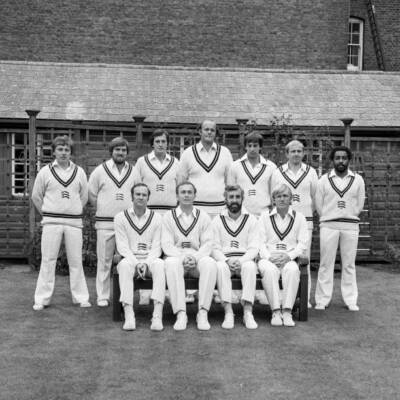 Middlesex Cricket Club's 1st Team group at Lord's Cricket Groun- 1980 Old Photo