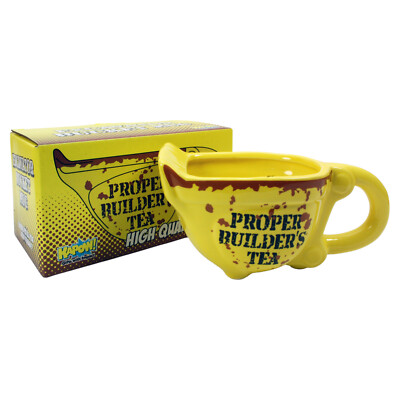 Builder's Mug Novelty Shaped Proper Builders Tea Mug for Workman Gift ...