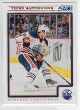Teemu Hartikainen 12-13 Panini Score Hockey Base Common #205 Edmonton Oilers