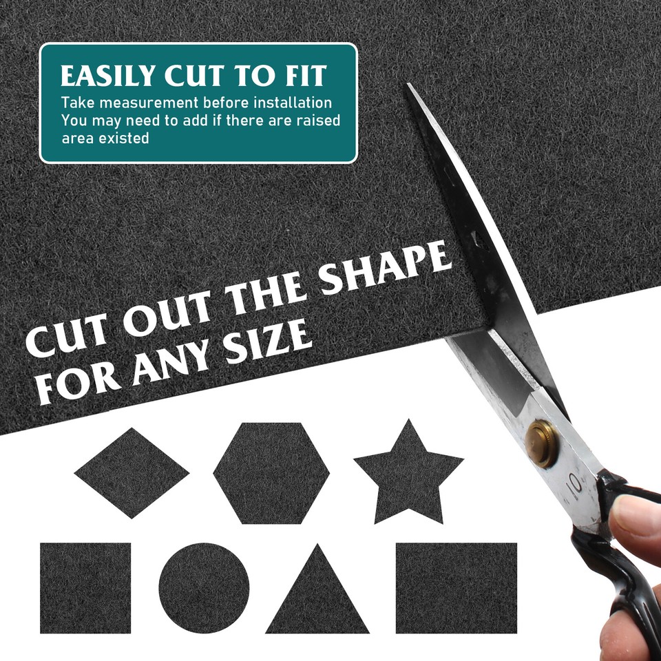 Auto Carpet Underfelt Speaker Box Sub Replace Trunk Upholstery