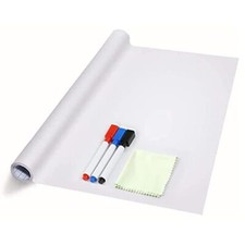17.7x7.87 Inch Dry Erase Whiteboard Sticker Wall Decal for Classroom Office Home